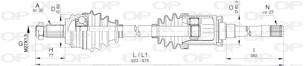 Drive Shaft (DRS6394.00)