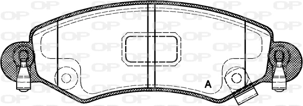 Brake Pad Set, disc brake (BPA0702.12)