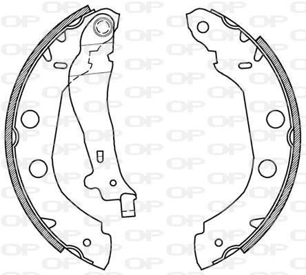 Brake Shoe Set (BSA2156.00)