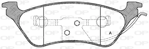 Brake Pad Set, disc brake (BPA0811.00)