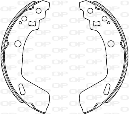 Brake Shoe Set (BSA2249.00)