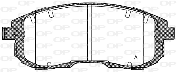 Brake Pad Set, disc brake (BPA0293.11)