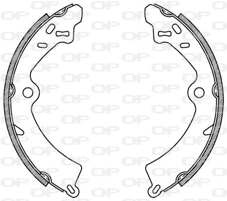 Brake Shoe Set (BSA2140.00)