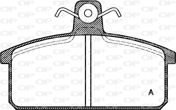 Brake Pad Set, disc brake (BPA0128.00)