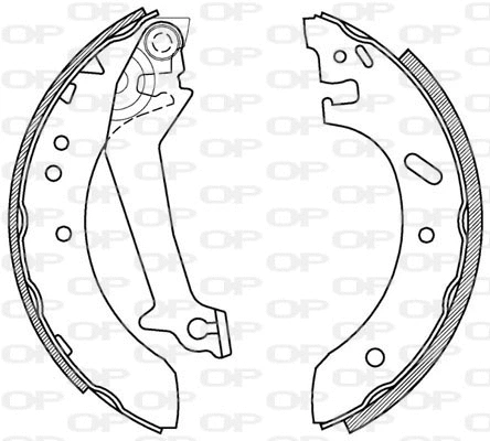 Brake Shoe Set (BSA2180.00)