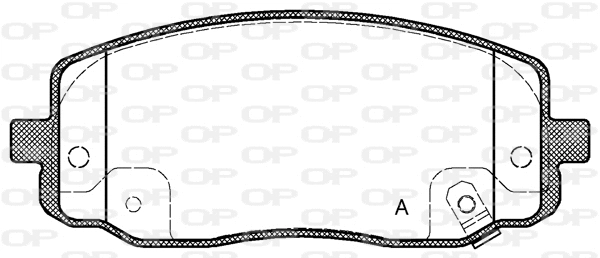 Brake Pad Set, disc brake (BPA1133.02)