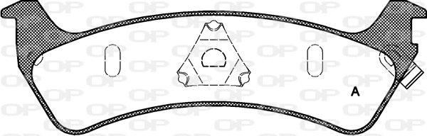 Brake Pad Set, disc brake (BPA0629.02)