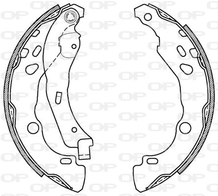 Brake Shoe Set (BSA2079.00)
