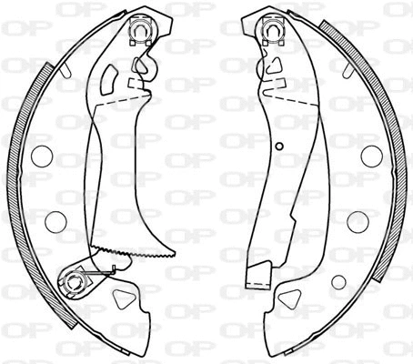 Brake Shoe Set (BSA2002.00)