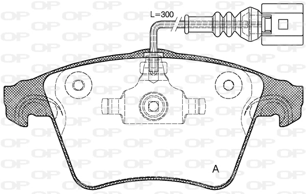 Brake Pad Set, disc brake (BPA1045.22)