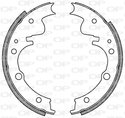 Brake Shoe Set (BSA2045.00)