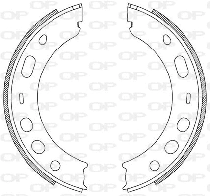 Brake Shoe Set (BSA2204.00)