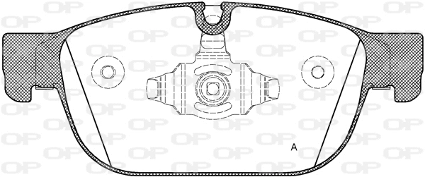 Brake Pad Set, disc brake (BPA1696.00)