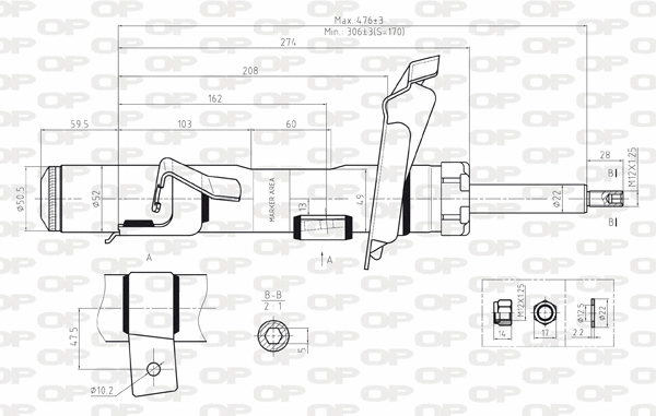 Shock Absorber (SAB8063.31)