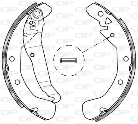 Brake Shoe Set (BSA2162.00)