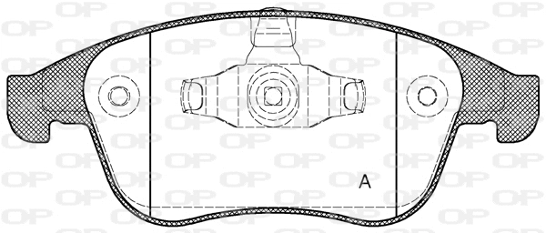 Brake Pad Set, disc brake (BPA1389.00)