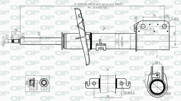 Shock Absorber (SAB8522.31)