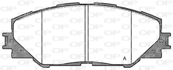 Brake Pad Set, disc brake (BPA1234.00)