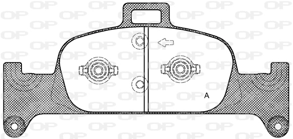 Brake Pad Set, disc brake (BPA1691.00)