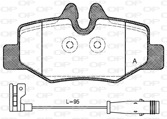 Brake Pad Set, disc brake (BPA1110.02)