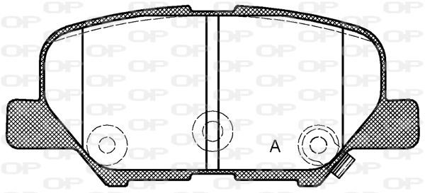 Brake Pad Set, disc brake (BPA1536.02)