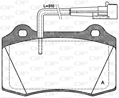 Brake Pad Set, disc brake (BPA0434.22)