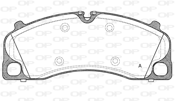 Brake Pad Set, disc brake (BPA1509.00)