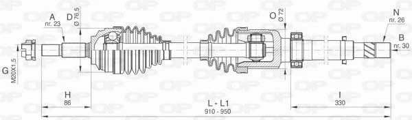 Drive Shaft (DRS6473.00)