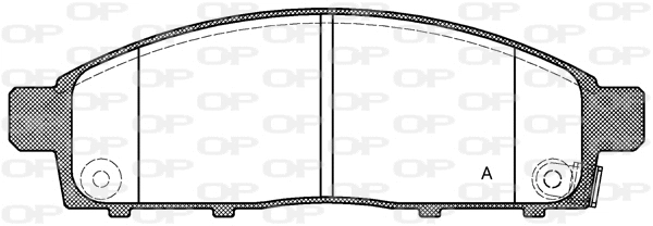 Brake Pad Set, disc brake (BPA1242.01)
