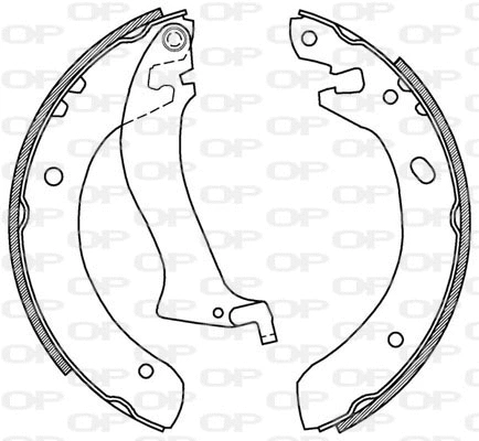 Brake Shoe Set (BSA2016.00)