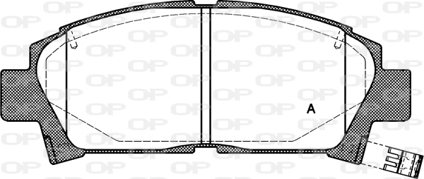 Brake Pad Set, disc brake (BPA0427.02)