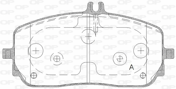 Brake Pad Set, disc brake (BPA1826.00)