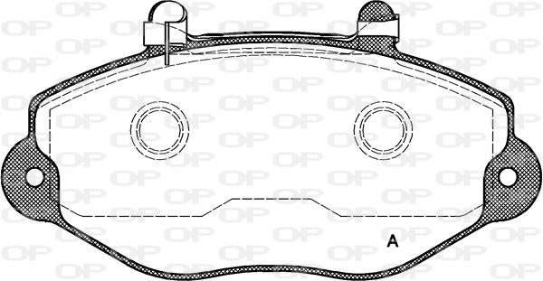 Brake Pad Set, disc brake (BPA0392.02)
