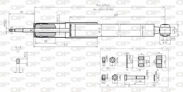 Shock Absorber (SAB8076.32)