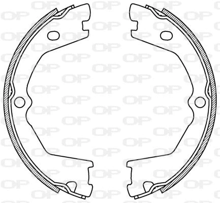 Brake Shoe Set (BSA2209.00)