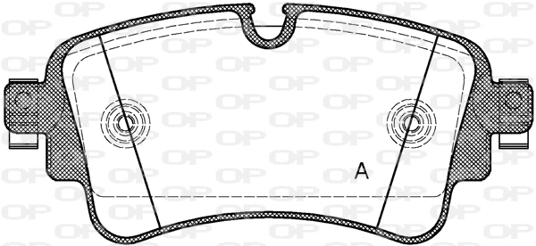 Brake Pad Set, disc brake (BPA1669.08)