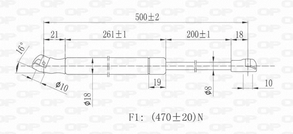Gas Spring, boot/cargo area