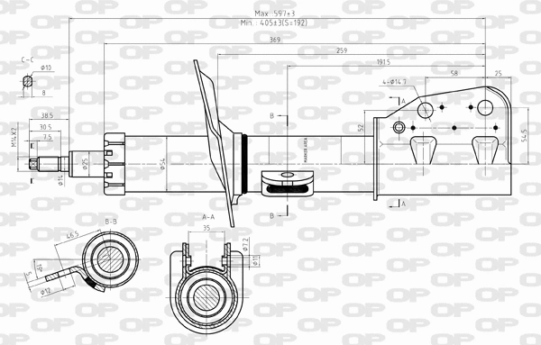 Shock Absorber (SAB8352.31)
