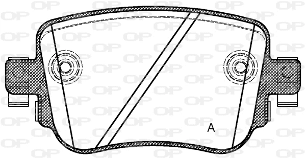 Brake Pad Set, disc brake (BPA1549.08)
