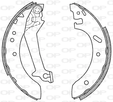 Brake Shoe Set (BSA2179.00)