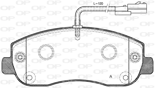 Brake Pad Set, disc brake (BPA1449.01)