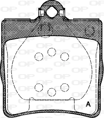 Brake Pad Set, disc brake (BPA0678.00)