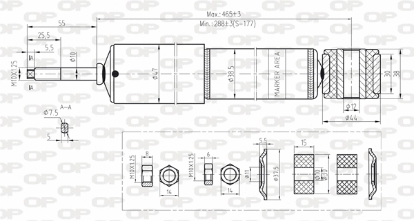 Shock Absorber (SAB8158.32)