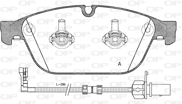 Brake Pad Set, disc brake (BPA1443.02)