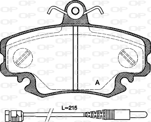 Brake Pad Set, disc brake (BPA0141.30)