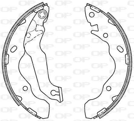 Brake Shoe Set (BSA2071.00)