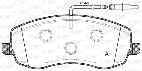 Brake Pad Set, disc brake (BPA1393.02)