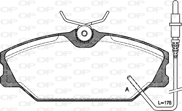 Brake Pad Set, disc brake (BPA0208.02)