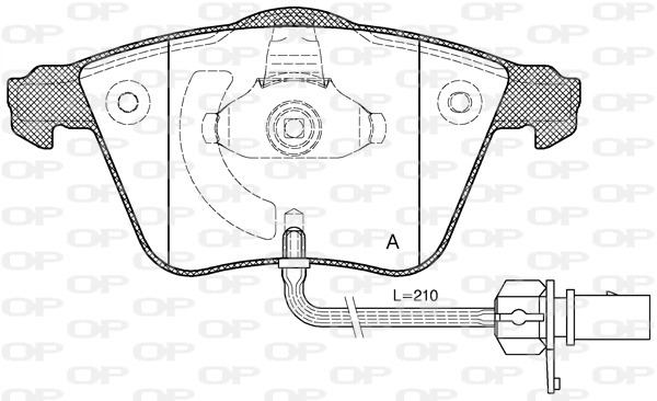 Brake Pad Set, disc brake (BPA0964.12)