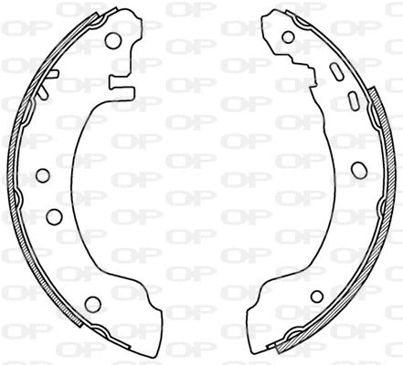 Brake Shoe Set (BSA2168.00)